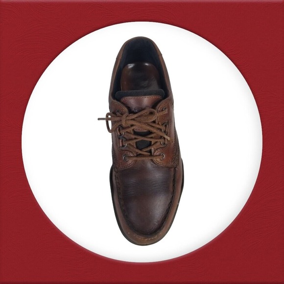 ECCO Track Gore-Tex Brown Leather Lace Up Sneaker Shoes Mens Euro 45‎ US 12 - Picture 11 of 16